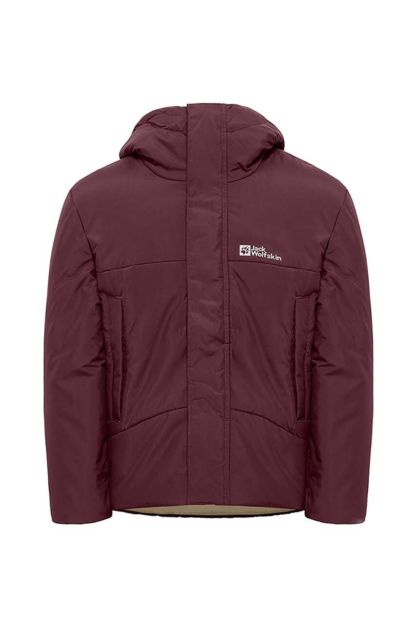 Детская зимняя куртка Jack Wolfskin цвет фиолетовый A61847