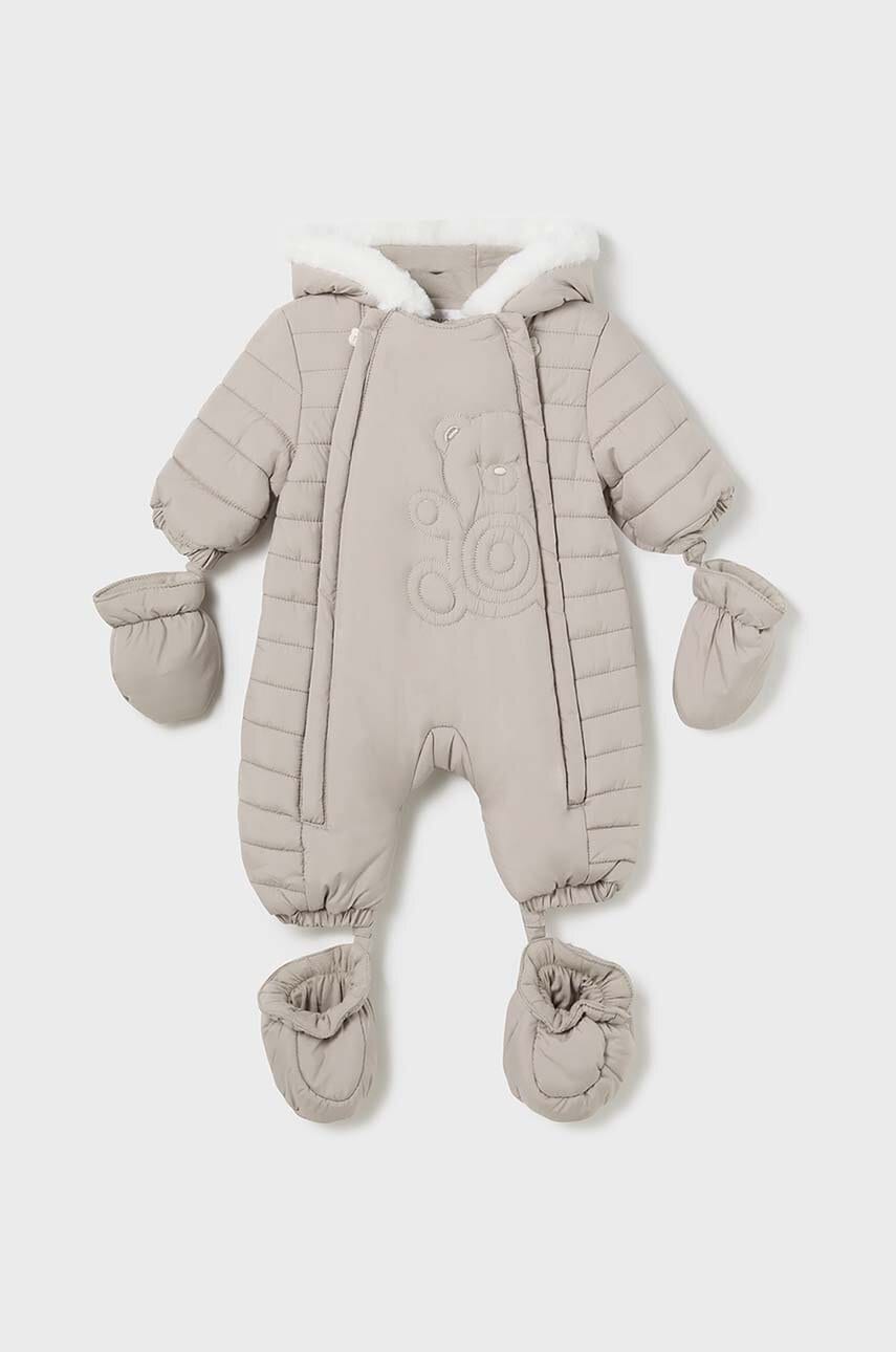 Mayoral Newborn combinezon bebe culoarea bej, 2620 Mayoral Newborn combinezon bebe culoarea bej, 2620