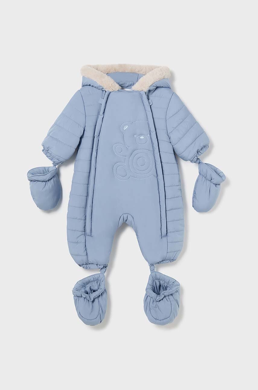 

Бебешки гащеризон Mayoral Newborn в синьо 2620, Син