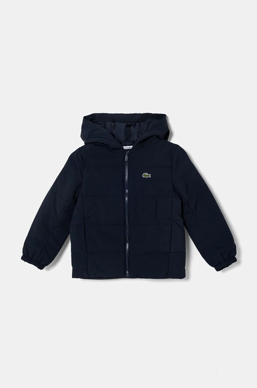 Lacoste geaca copii culoarea albastru marin, BJ1130