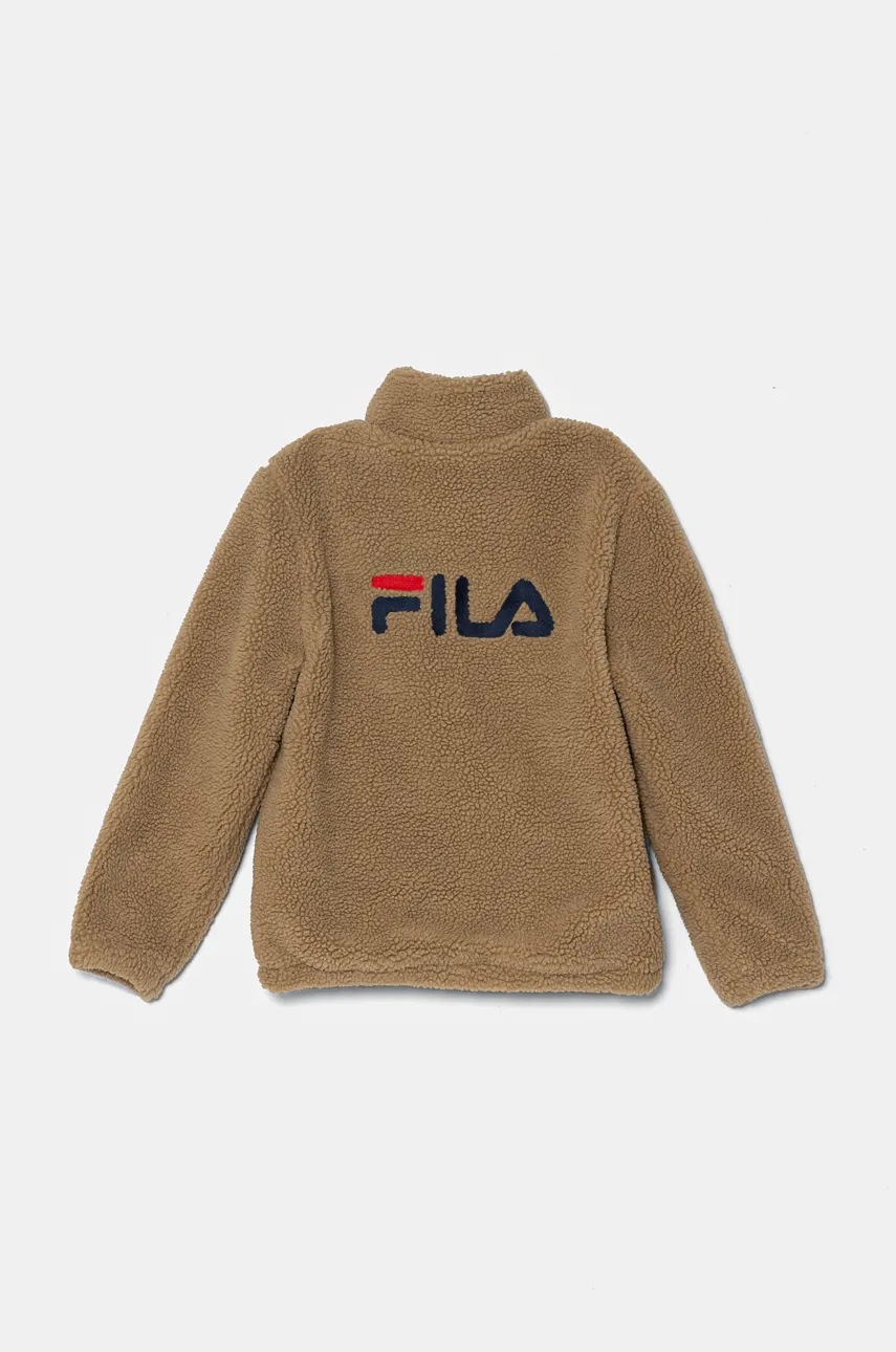 Дитяча куртка Fila BERMBACH колір бежевий FAT0362