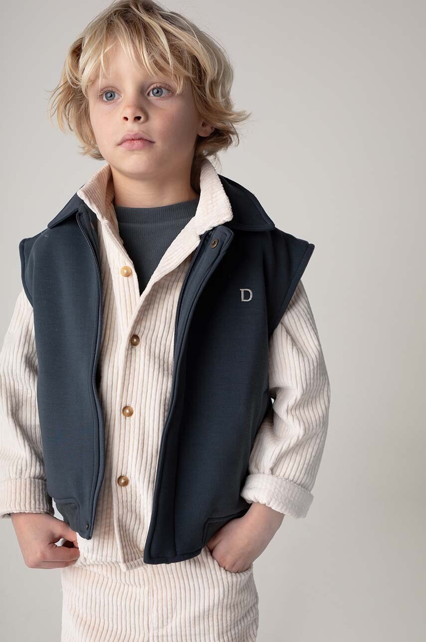

Детски елек Donsje Druun Gilet в синьо 4083700, Син