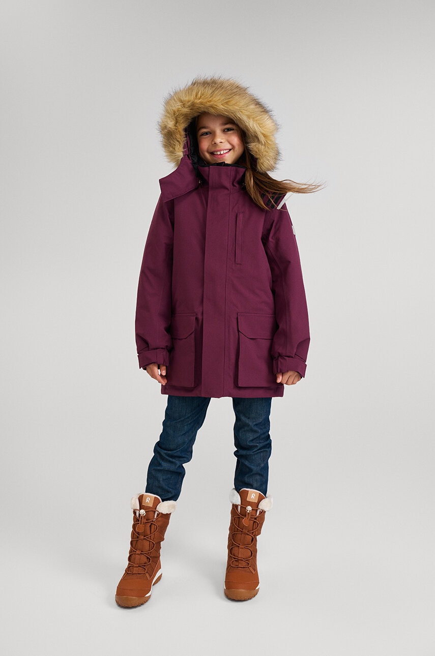 Reima geaca copii Ajaton culoarea bordo, 5100360A Reima geaca copii Ajaton culoarea bordo, 5100360A