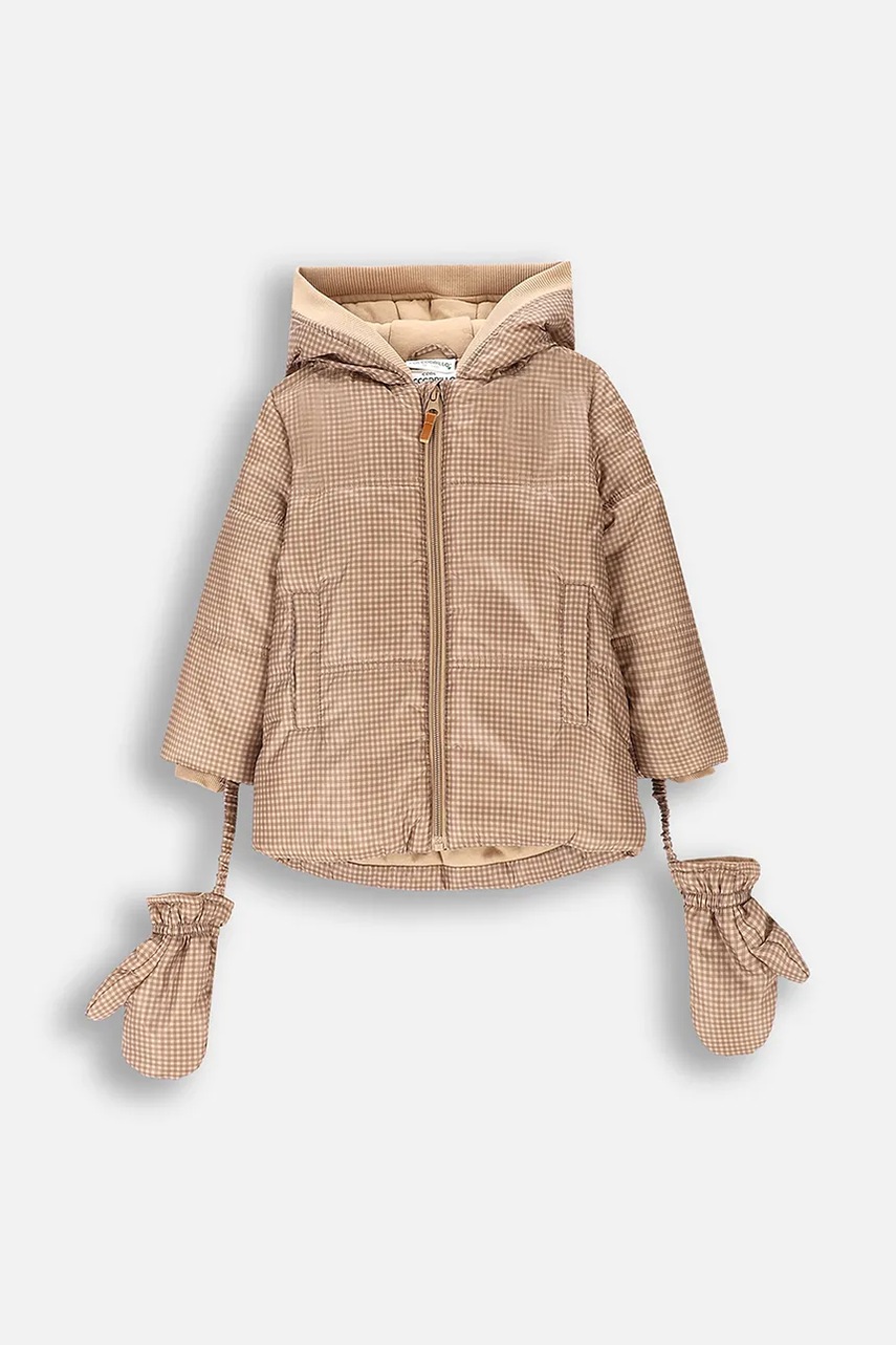 

Детско яке Coccodrillo в кафяво OUTERWEAR BOY NEWBORN, Кафяв