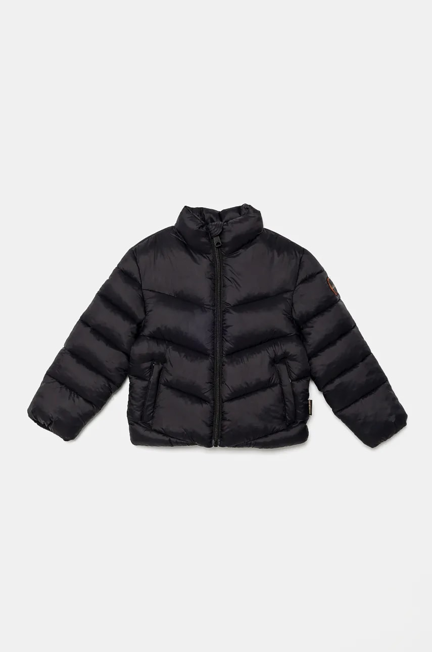 Napapijri geaca copii A-CARREL culoarea negru, NP0A4HYE0411