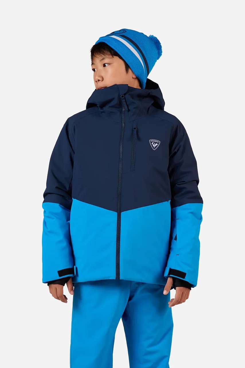 Rossignol geacă copii WISPILE culoarea turcoaz, RLNYJ02