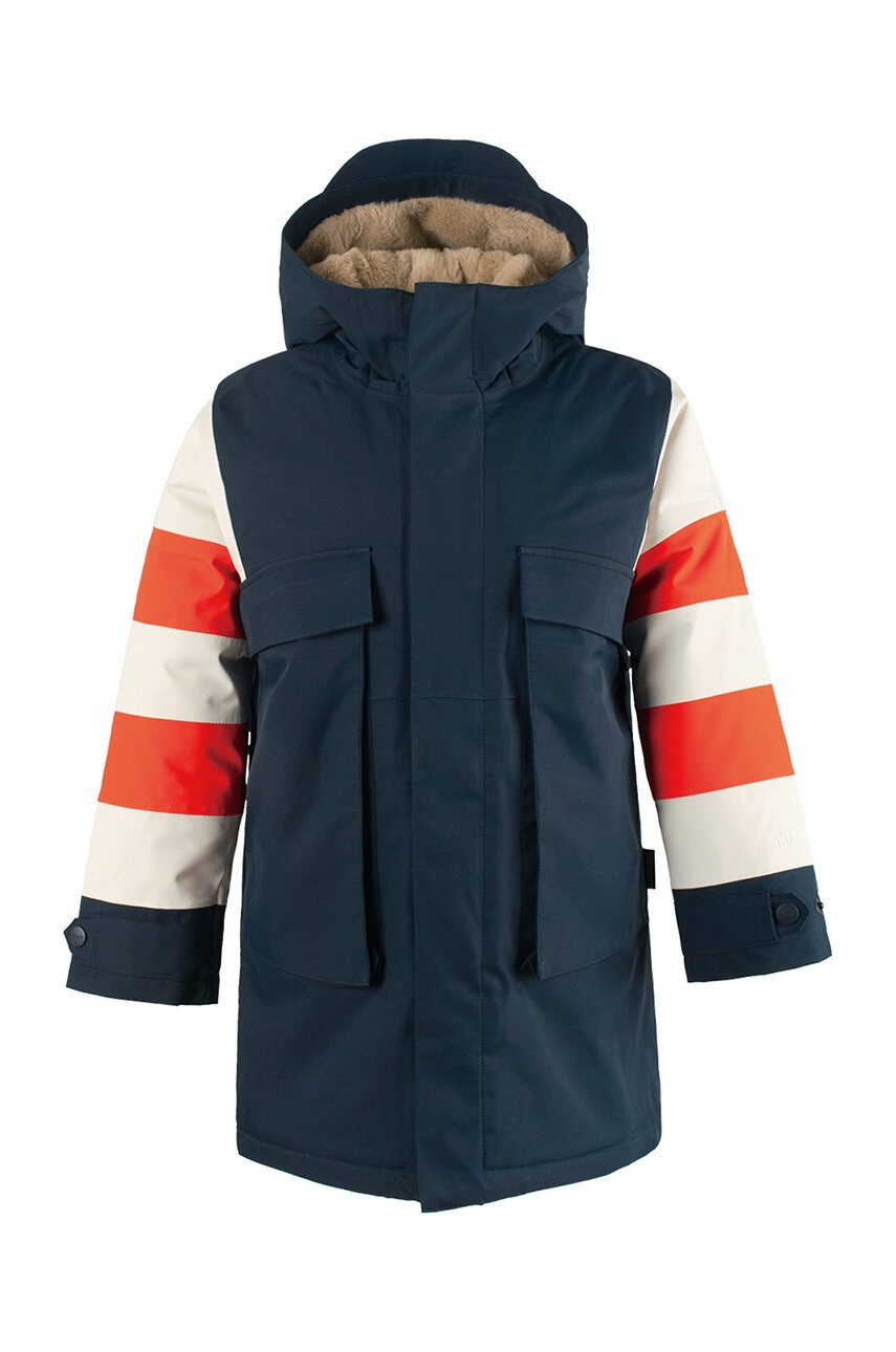 Дитяча куртка Gosoaky STRIPED FOX колір синій 242.9.1.573