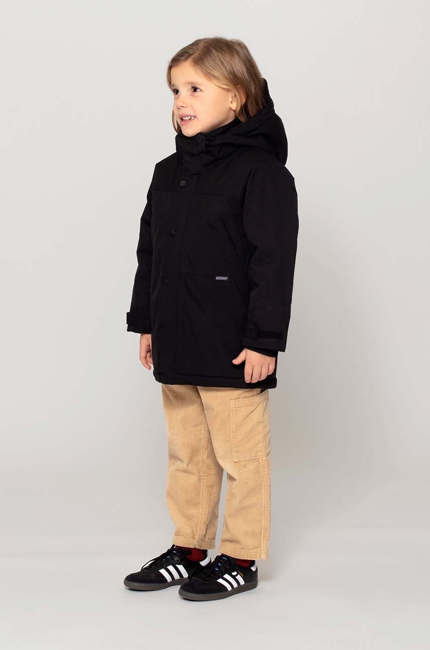 Gosoaky geaca de ploaie copii SLEEPING PIGEON culoarea negru, 242.9.1.581