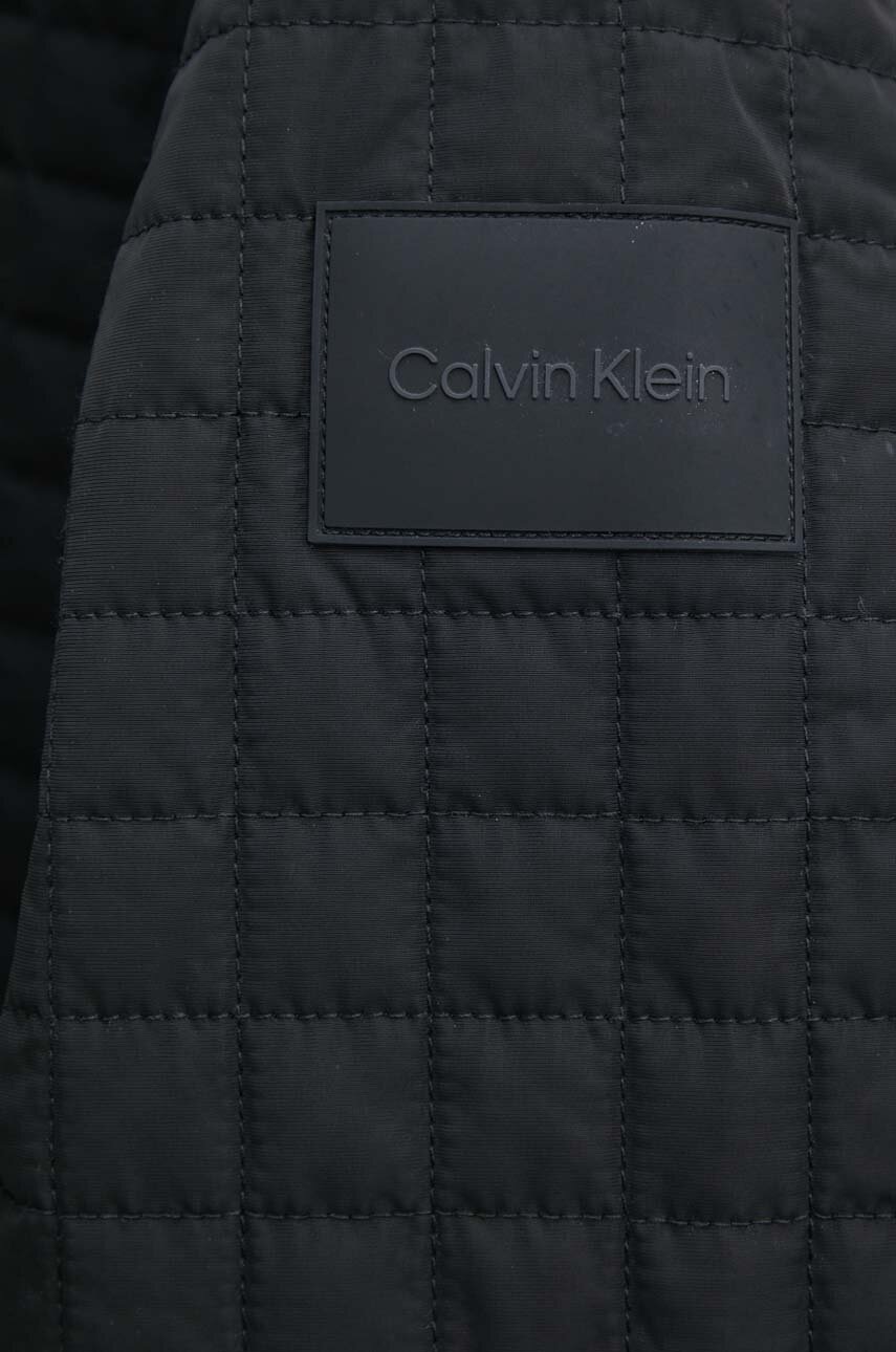 Куртка Calvin Klein чоловіча колір чорний перехідна K10K113002 