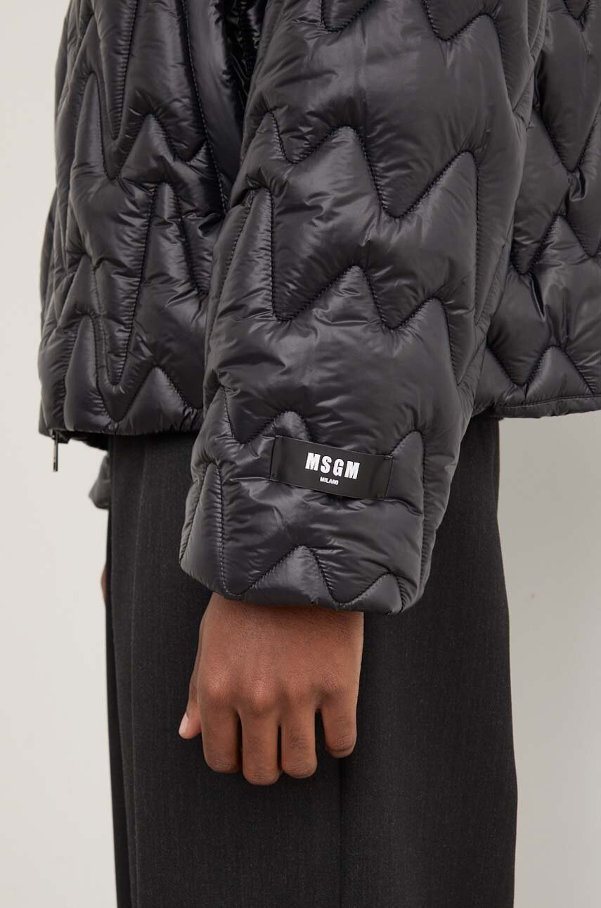 Μπουφάν MSGM χρώμα: μαύρο, 3740MH05.247532 φωτογραφία