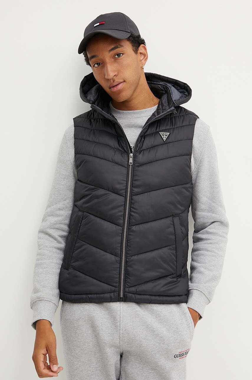 

Елек Guess мъжки в черно преходен модел M4YN21 WG9P2, Черен