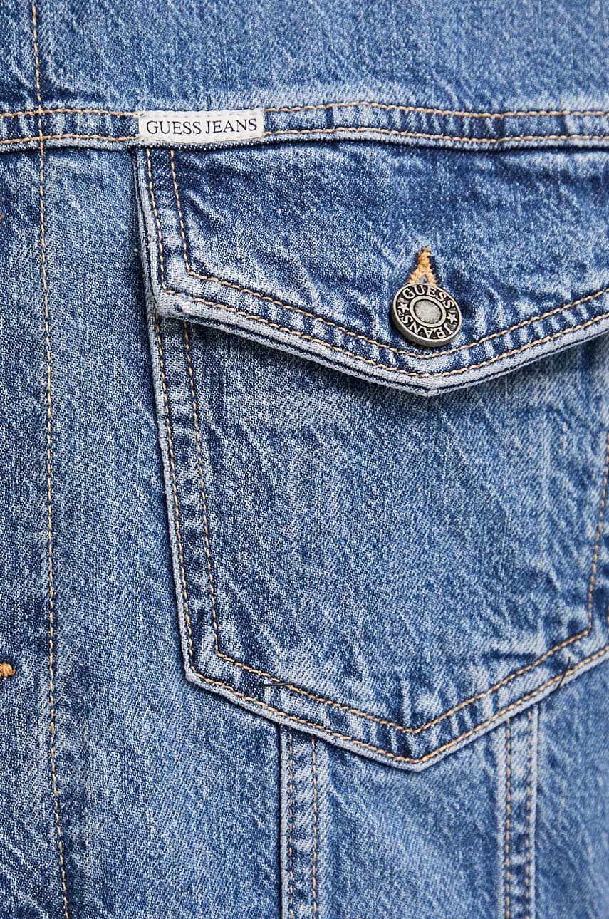 Τζιν μπουφάν Guess Jeans ανδρικό, M4YN38 D5DO2 φωτογραφία