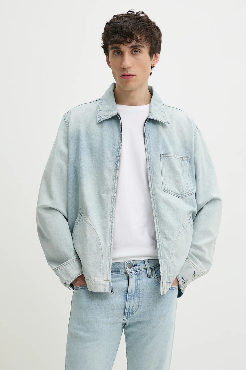 Levi's geaca jeans barbati, de tranzitie, oversize, A8635 Levi's geaca jeans barbati, de tranzitie, oversize, A8635