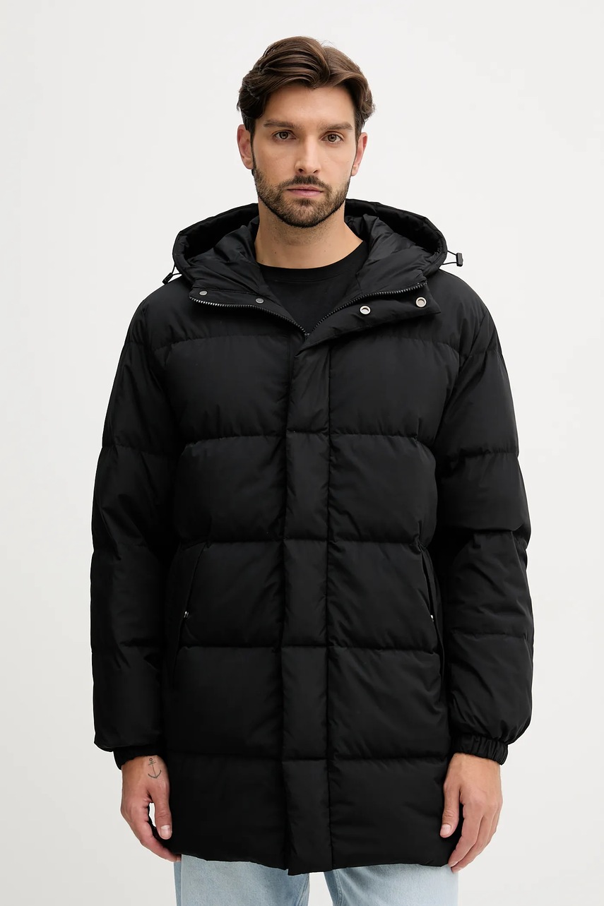 United Colors of Benetton geacă de puf culoarea negru, de iarnă, 2JF8UN05D