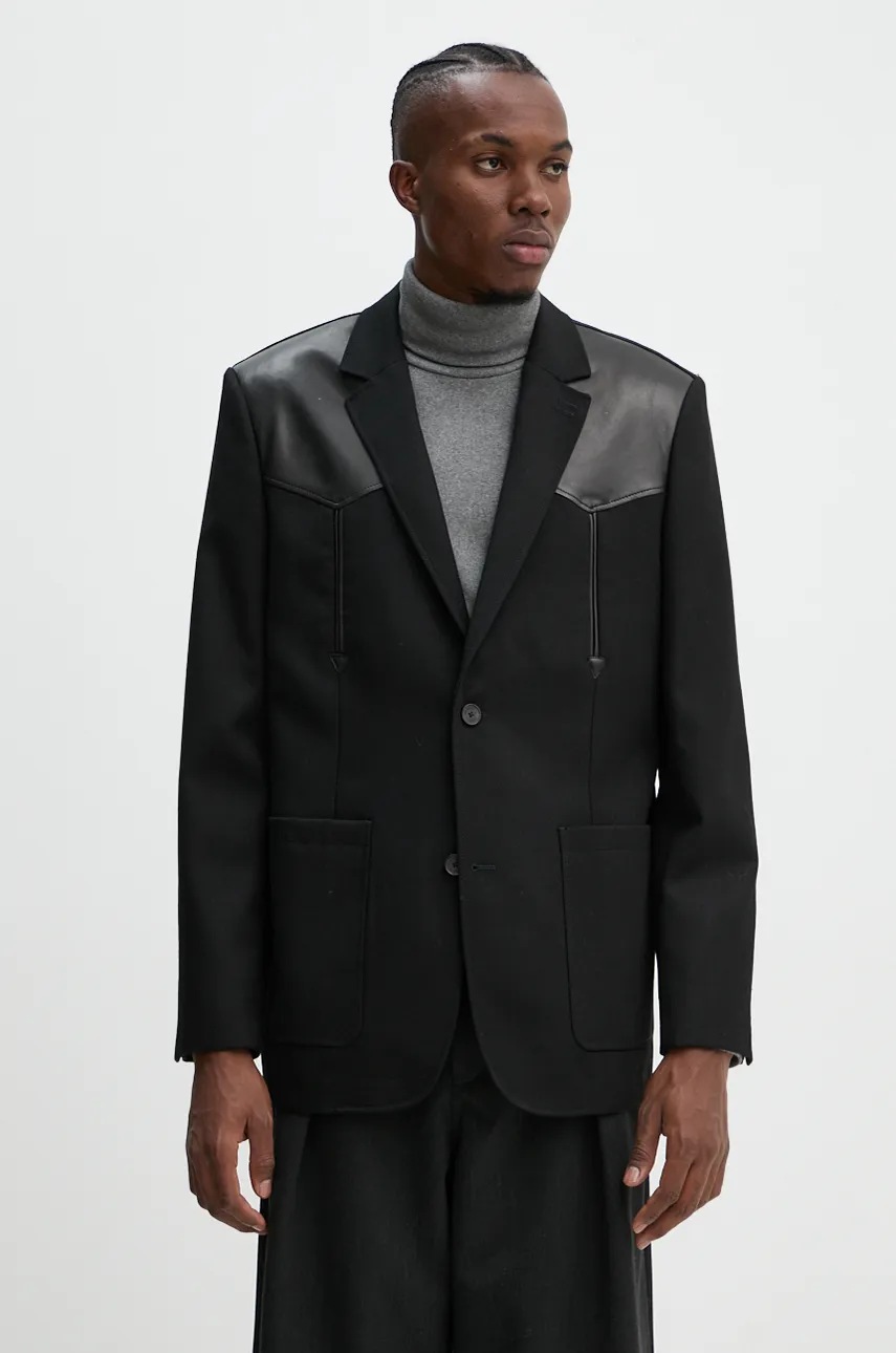 

Вълнено сако The Kooples в черно HVES29025K, Черен