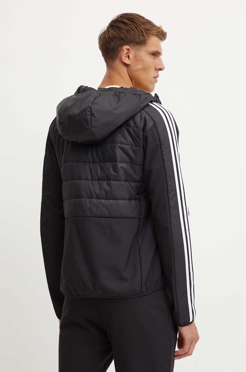 Куртка adidas Essentials чоловіча колір чорний перехідна IN7195 