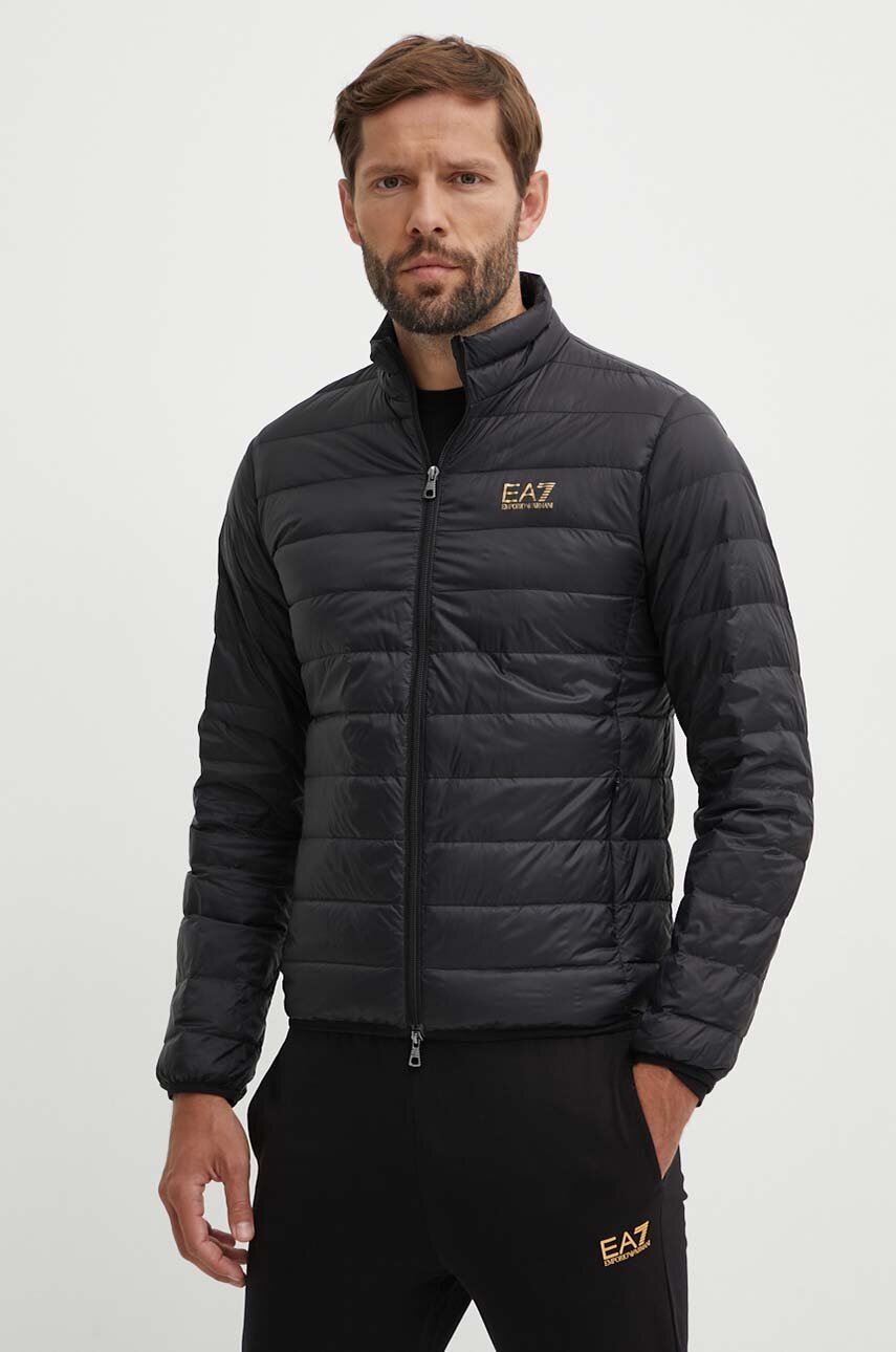

Пухено яке EA7 Emporio Armani в черно преходен модел PNGPZ.8NPB23, Черен