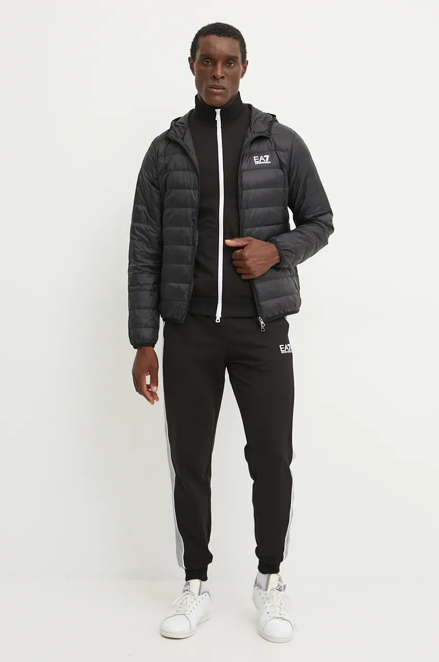 Куртка EA7 Emporio Armani мужская цвет чёрный переходная PNGPZ.8NPB24 Куртка EA7 Emporio Armani мужская цвет чёрный переходная PNGPZ.8NPB24