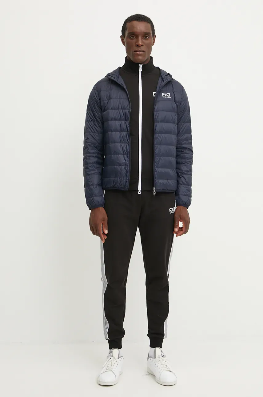 Куртка EA7 Emporio Armani мужская цвет синий переходная PNGPZ.8NPB24 Куртка EA7 Emporio Armani мужская цвет синий переходная PNGPZ.8NPB24