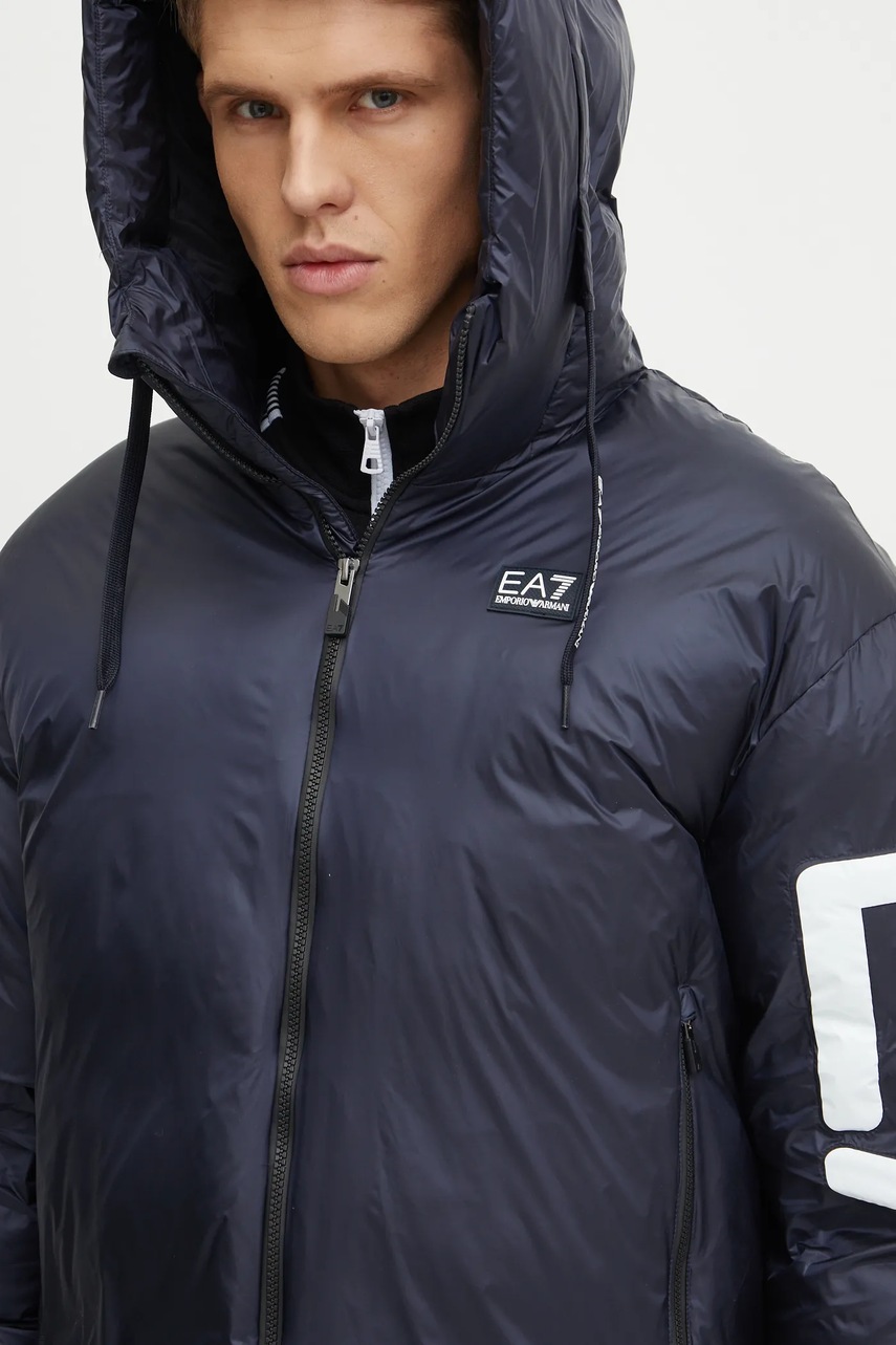 Куртка EA7 Emporio Armani чоловіча колір синій зимова PNGAZ.6DPB19 