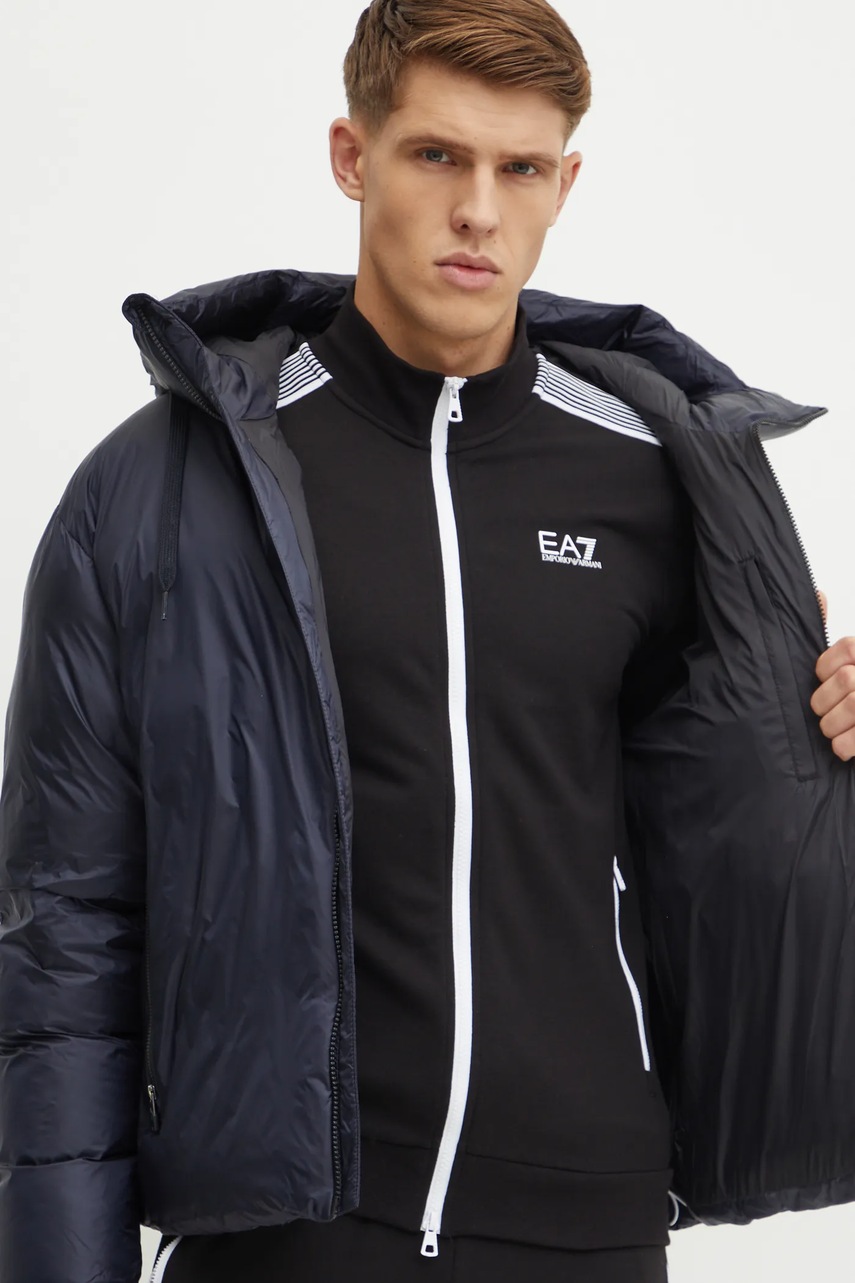 Куртка EA7 Emporio Armani чоловіча колір синій зимова PNGAZ.6DPB19 