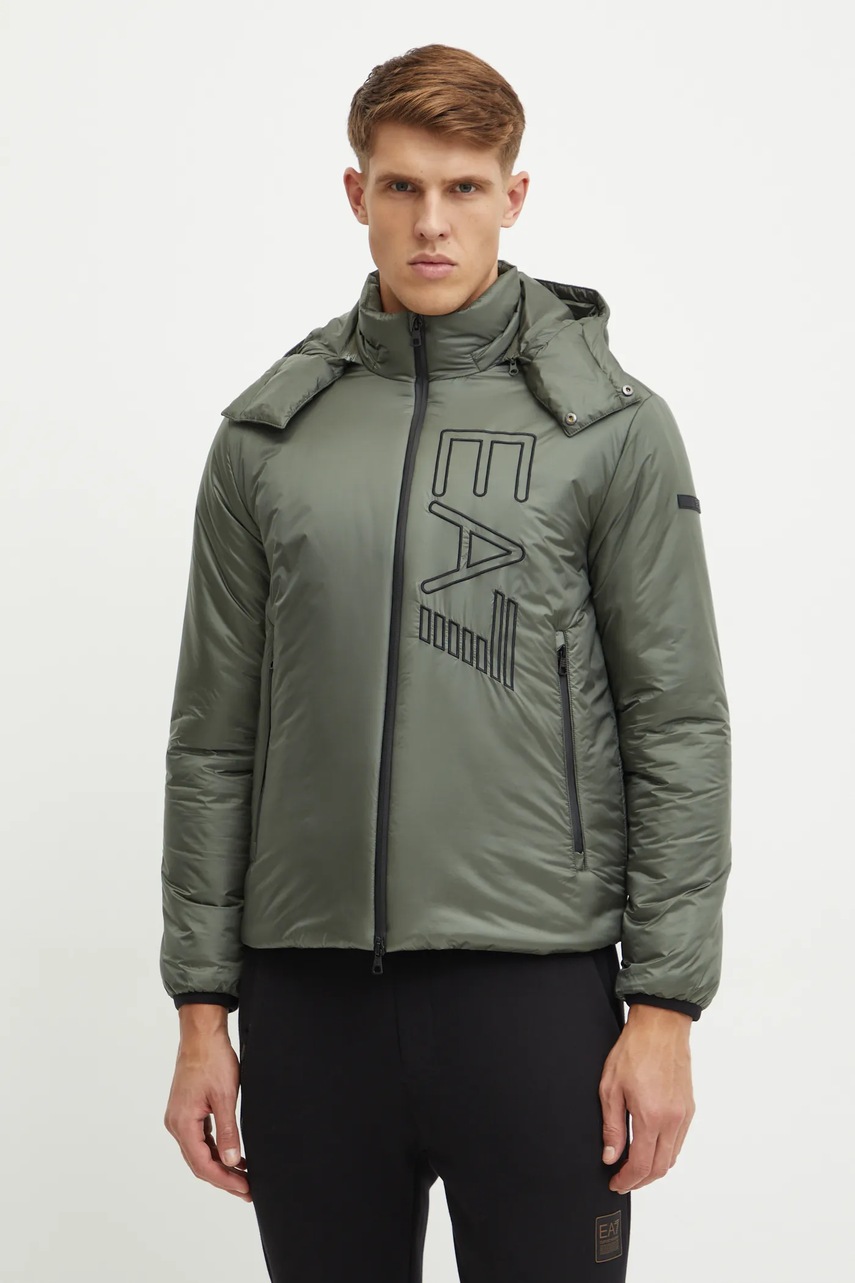 

Яке EA7 Emporio Armani в зелено зимен модел PNGAZ.6DPB22, Зелен