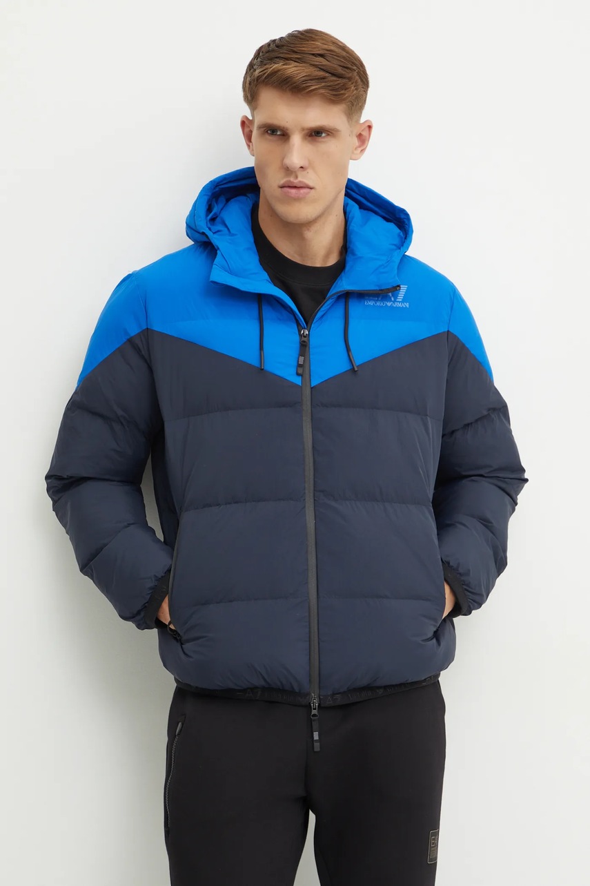 

Яке EA7 Emporio Armani в тъмносиньо зимен модел PNDOZ.6DPB30, Тъмносин