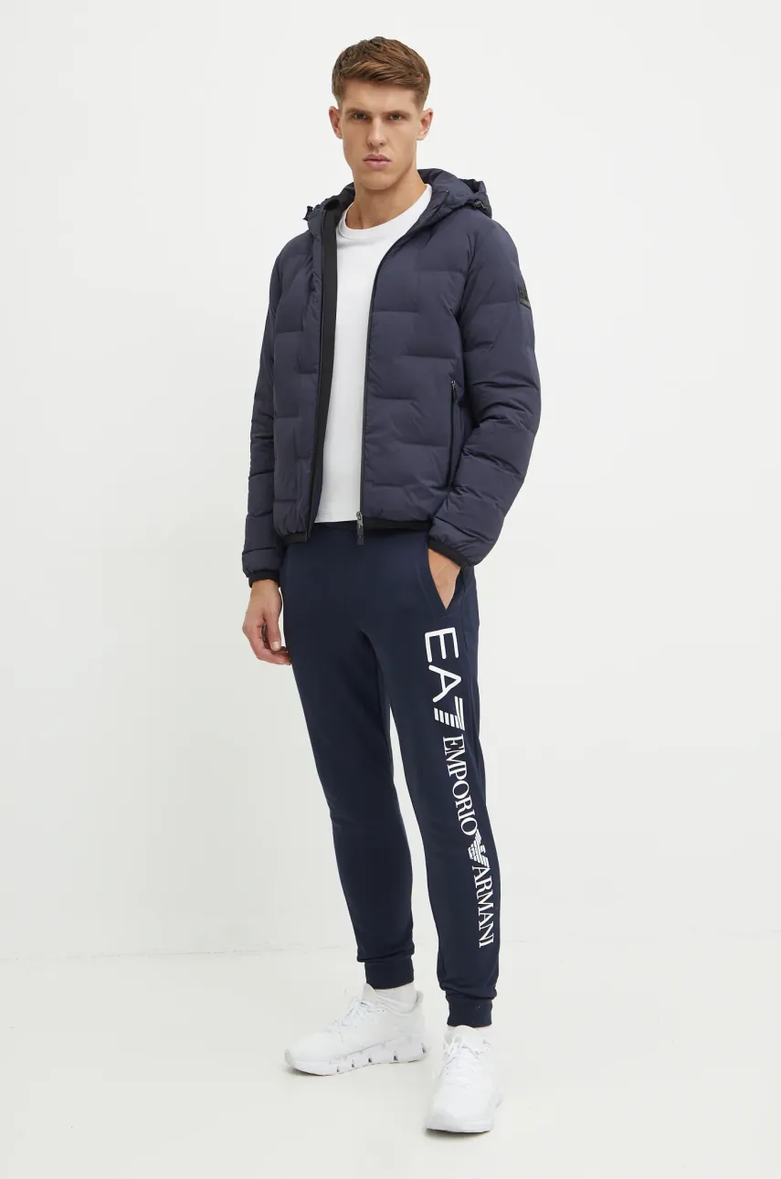Куртка EA7 Emporio Armani мужская цвет синий зимняя PNHHZ.6DPB64 Куртка EA7 Emporio Armani мужская цвет синий зимняя PNHHZ.6DPB64