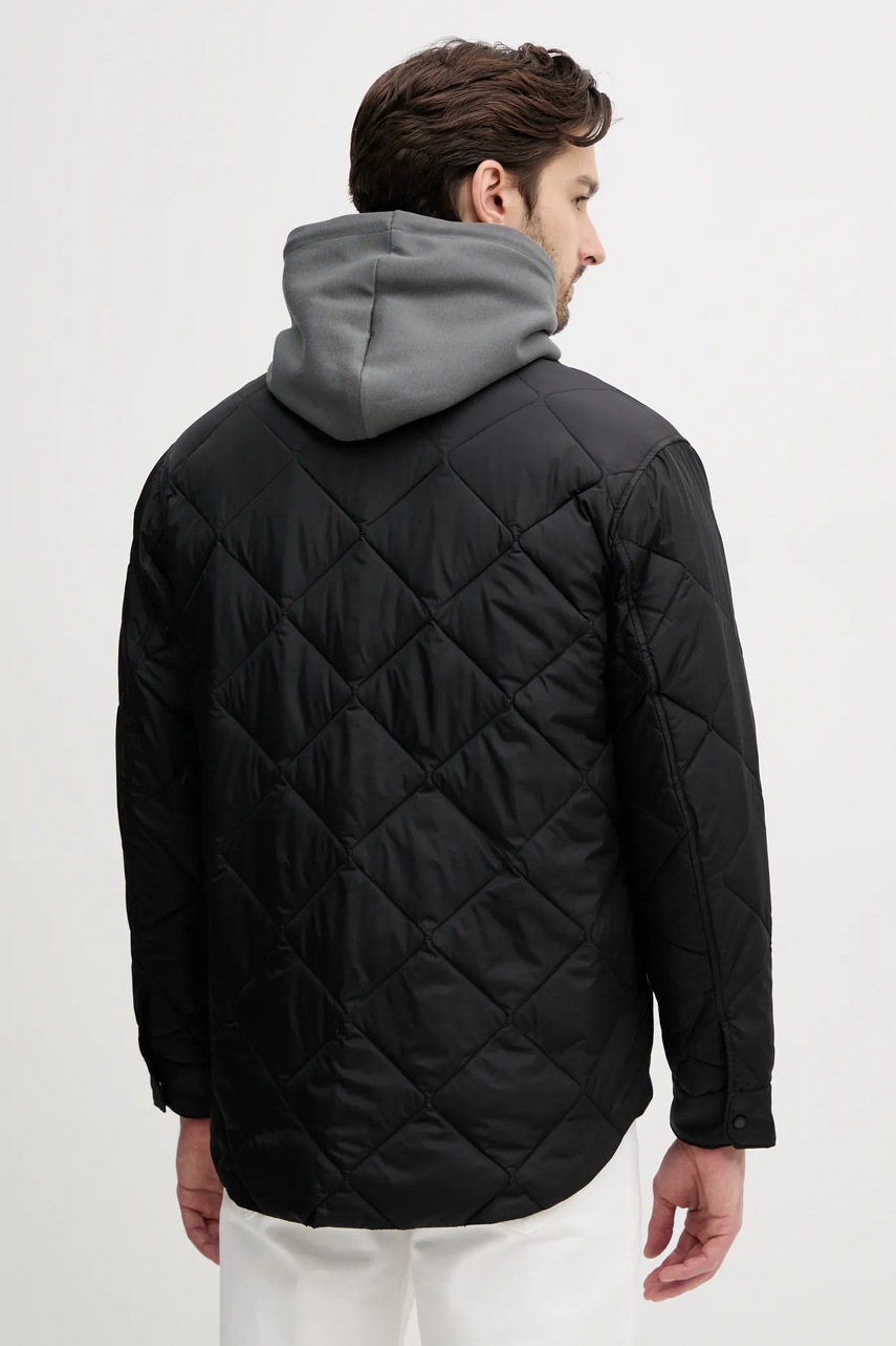 Куртка Armani Exchange чоловіча колір чорний перехідна 6DZB04 ZN4XZ 