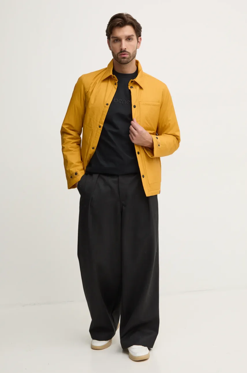 Куртка United Colors of Benetton мужская цвет жёлтый переходная 2SCBUN05N Куртка United Colors of Benetton мужская цвет жёлтый переходная 2SCBUN05N