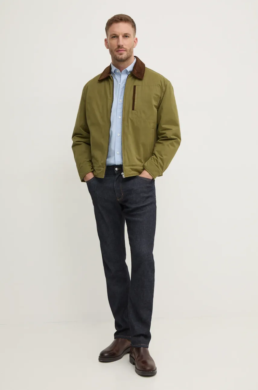 Куртка United Colors of Benetton мужская цвет зелёный переходная 26UWUN05T Куртка United Colors of Benetton мужская цвет зелёный переходная 26UWUN05T