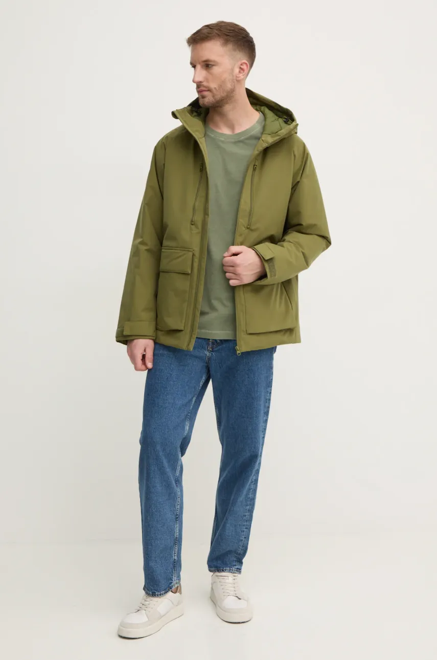 Куртка United Colors of Benetton мужская цвет зелёный зимняя 275PUN062 Куртка United Colors of Benetton мужская цвет зелёный зимняя 275PUN062