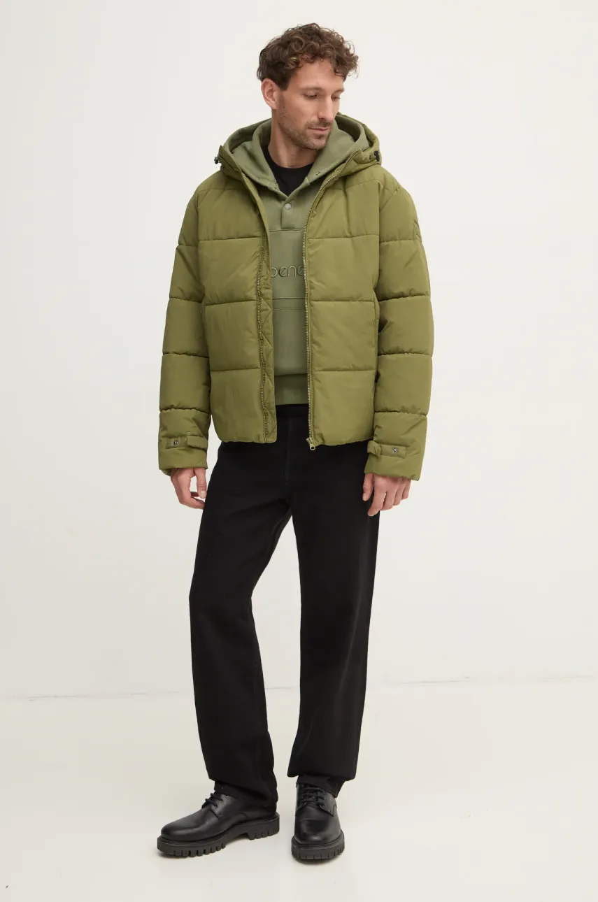 Куртка United Colors of Benetton мужская цвет зелёный зимняя 2IARUN05O Куртка United Colors of Benetton мужская цвет зелёный зимняя 2IARUN05O
