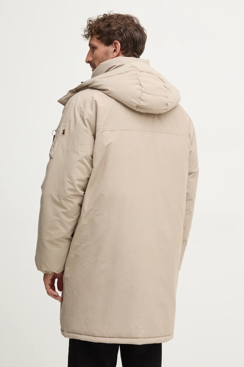 Куртка Alpha Industries чоловіча колір бежевий зимова 148124 