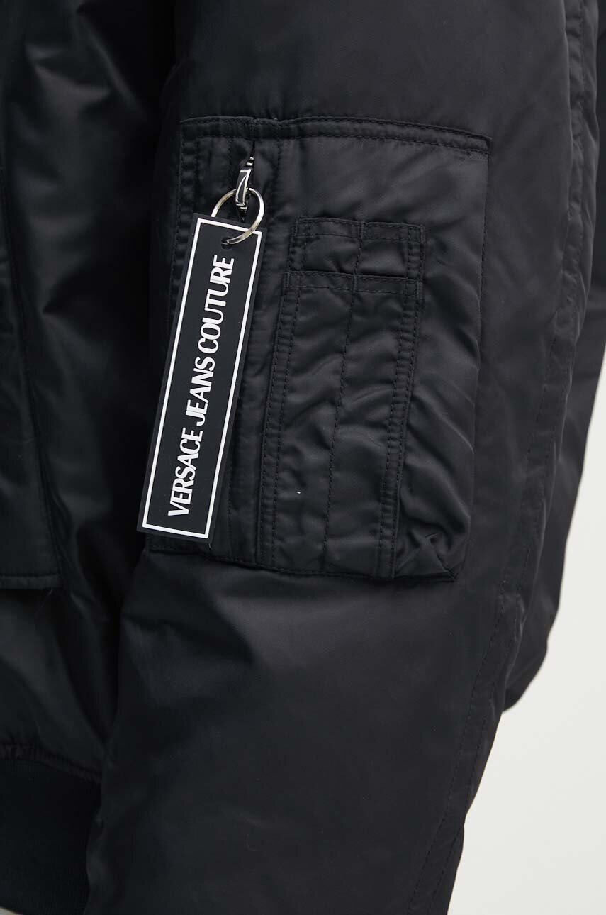 Μπουφάν Versace Jeans Couture χρώμα: μαύρο, 77GAU401 CQD46 φωτογραφία