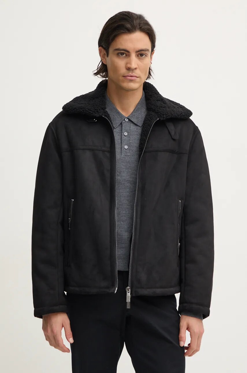 

Яке Armani Exchange в черно преходен модел 6DZB03 ZE1FZ, Черен