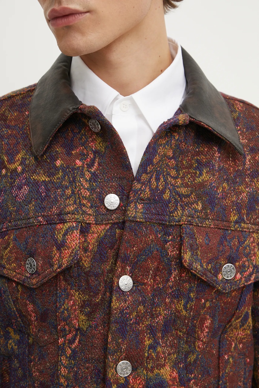 Μπουφάν από μίγμα μαλλιού Sunflower χρώμα: καφέ, 4157. φωτογραφία