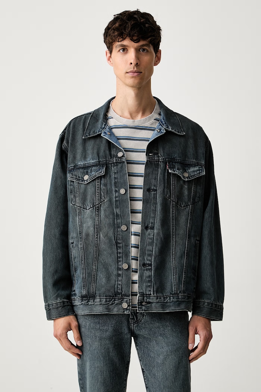 Levi's geacă de blugi pentru bărbați din bumbac RELAXED FIT