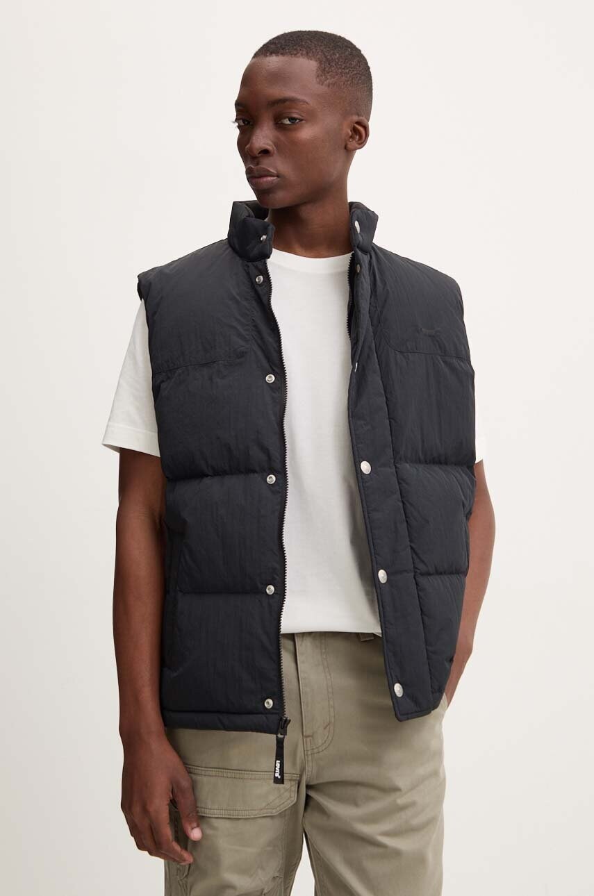 Levi's vesta de puf barbati, culoarea negru, de iarna, A8556
