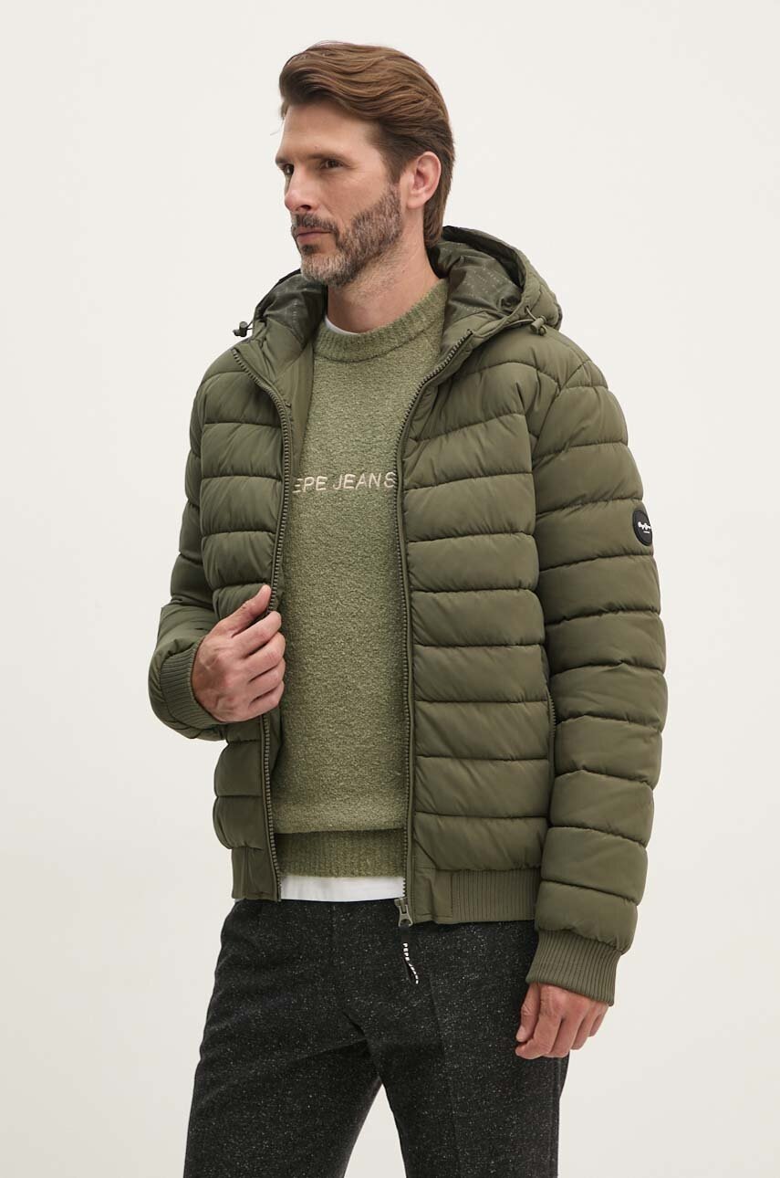 

Яке Pepe Jeans TOMEK в зелено зимен модел PM403026, Зелен