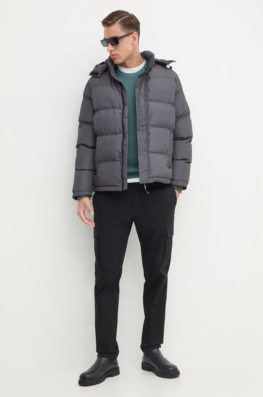 Куртка Pepe Jeans TOBIAS мужская цвет серый зимняя PM403031 Куртка Pepe Jeans TOBIAS мужская цвет серый зимняя PM403031
