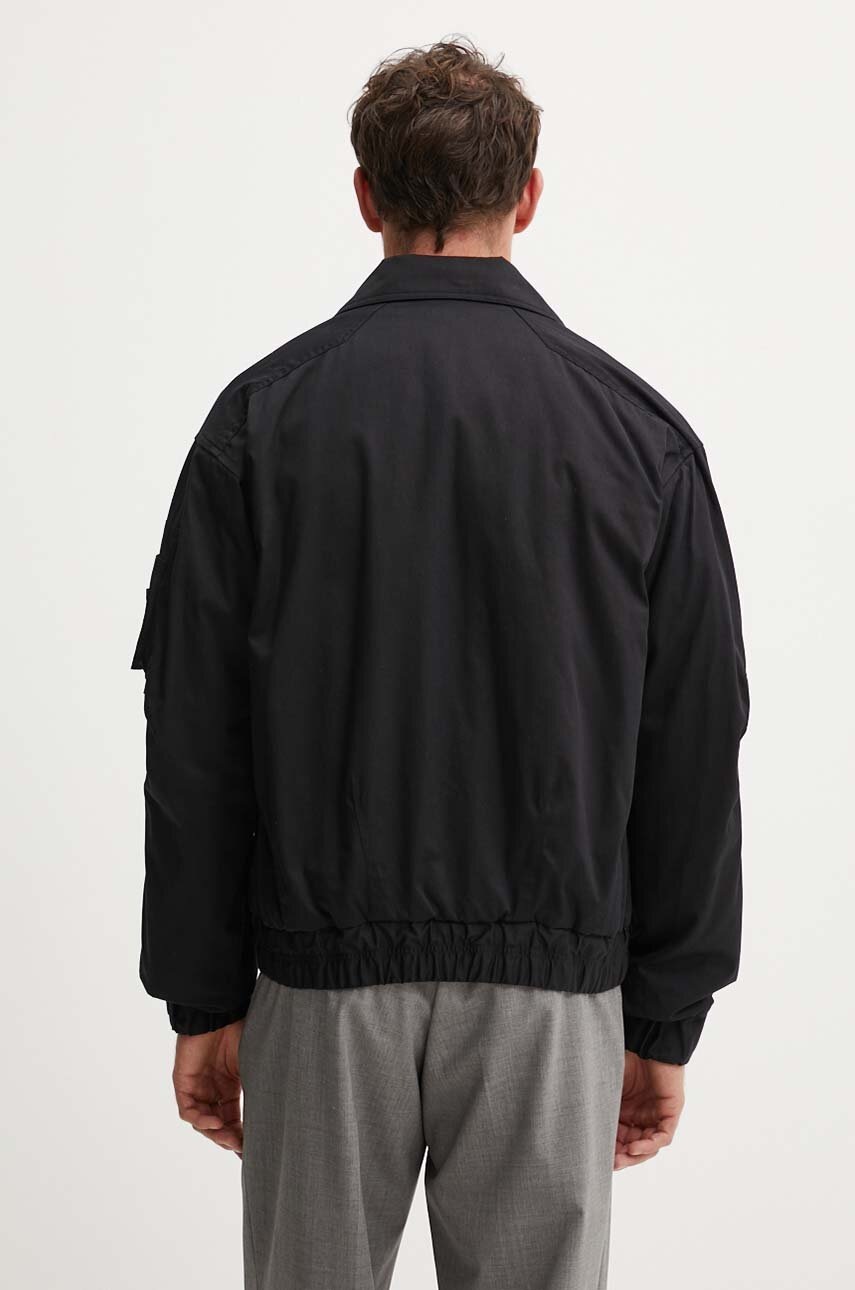 Βαμβακερό σακάκι IRO χρώμα: μαύρο, MP137CLOONY φωτογραφία