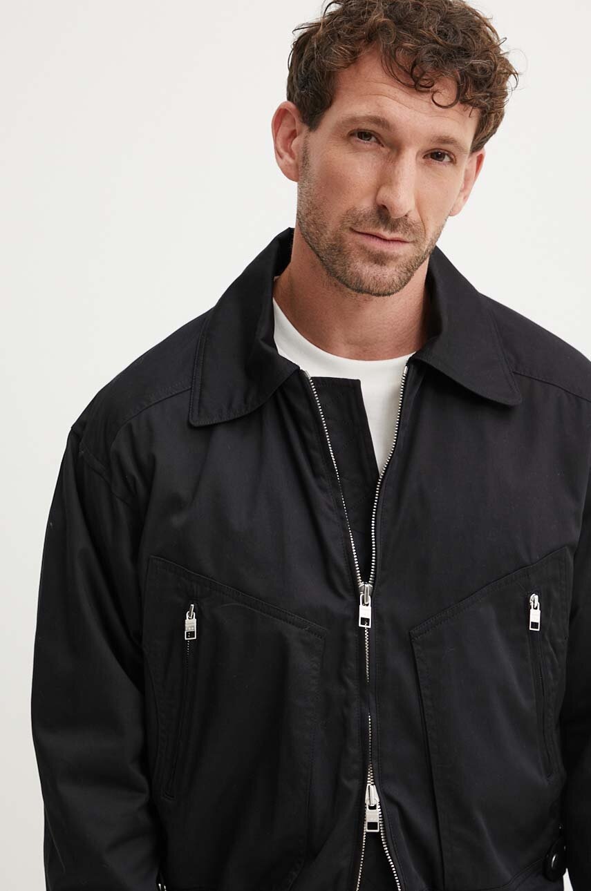 Βαμβακερό σακάκι IRO χρώμα: μαύρο, MP137CLOONY φωτογραφία