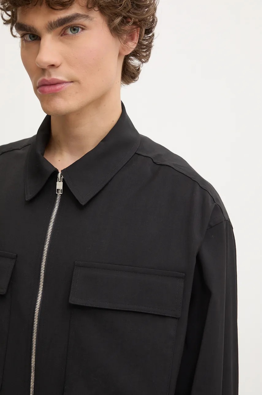 Μπουφάν IRO χρώμα: μαύρο, MP100LYESS φωτογραφία