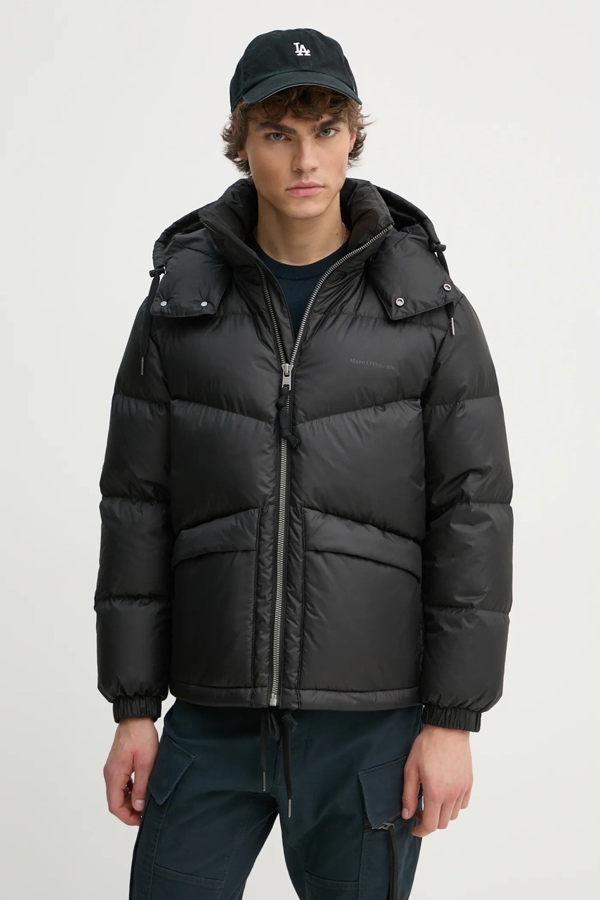 

Пухено яке Marc O'Polo DENIM в черно зимен модел 5000005130, Черен