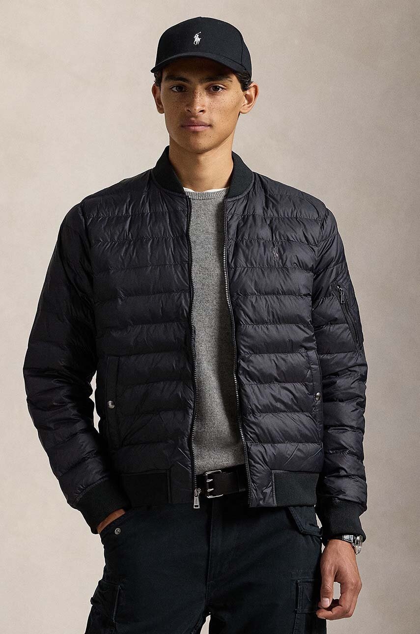 

Яке Polo Ralph Lauren в черно преходен модел 710949961, Черен