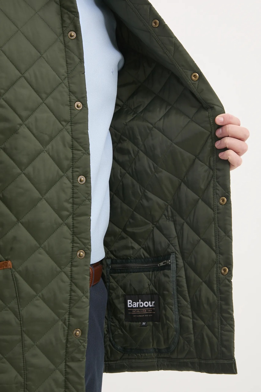 Куртка Barbour 30th Anniversary Liddesdale Quilted Jacket чоловіча колір зелений перехідна MQU1816 