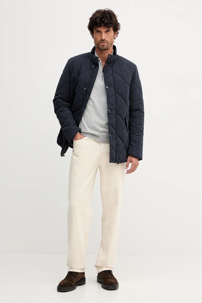 Куртка Barbour Winter Chelsea Quilted Jacket цвет коричневый демисезонная MQU1686