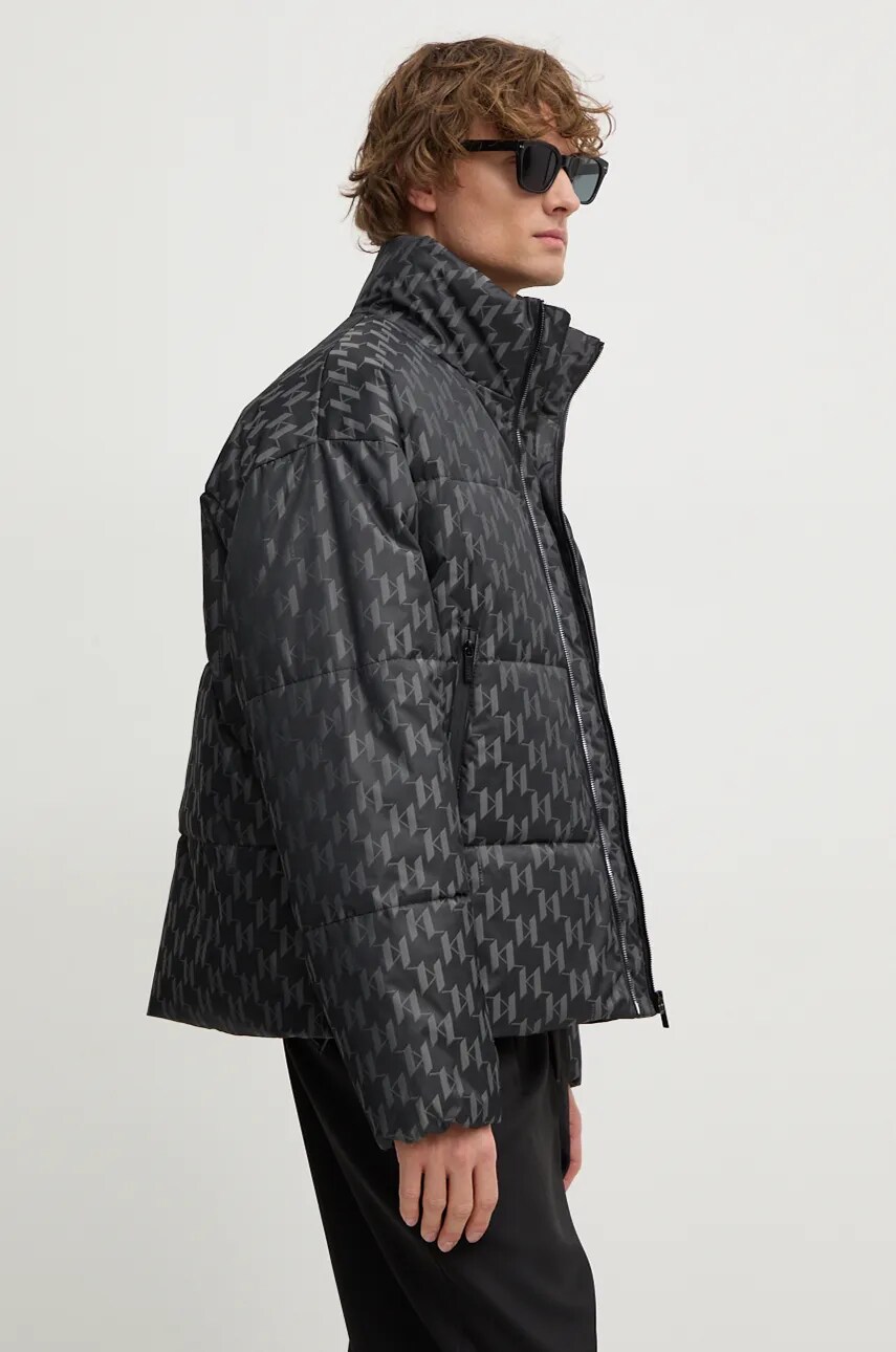 Karl Lagerfeld geaca barbati, culoarea gri, de iarna, 544529.505018