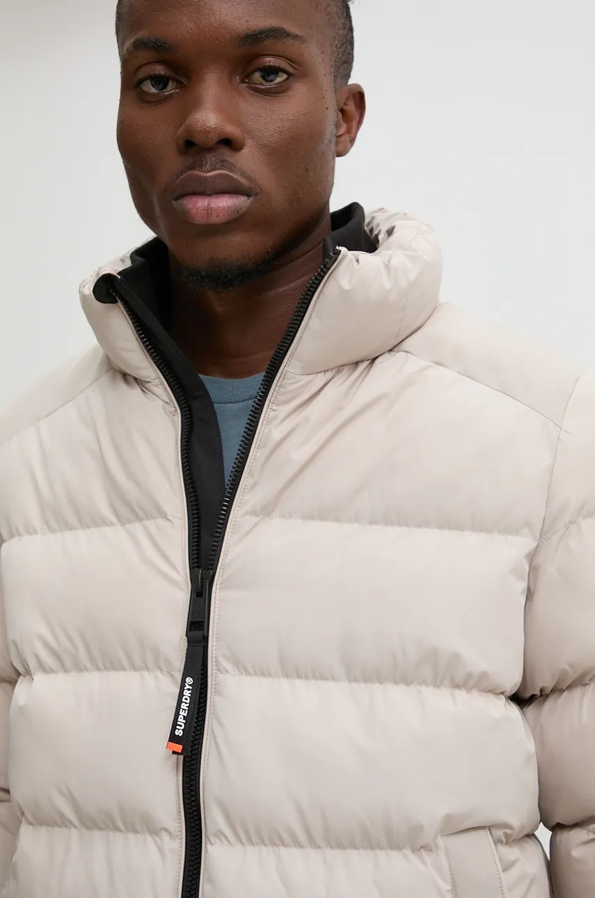 Куртка Superdry чоловіча колір бежевий зимова M5011912A-7MO 